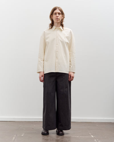 7115 by Szeki Papery 3/4 Button Down Unisex, Rice White