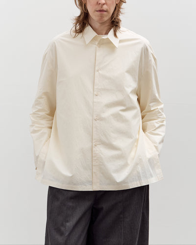 7115 by Szeki Papery 3/4 Button Down Unisex, Rice White