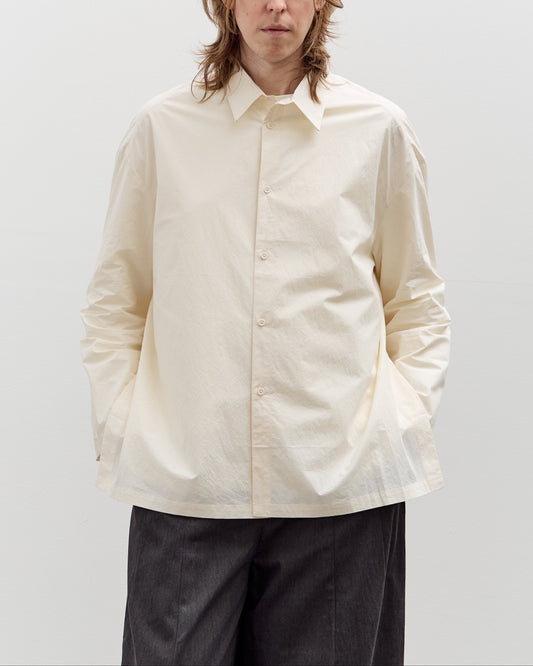 7115 by Szeki Papery 3/4 Button Down Unisex, Rice White