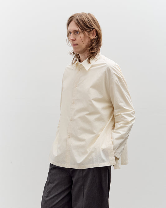 7115 by Szeki Papery 3/4 Button Down Unisex, Rice White