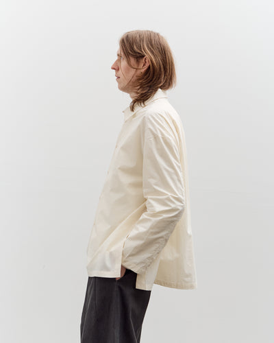 7115 by Szeki Papery 3/4 Button Down Unisex, Rice White