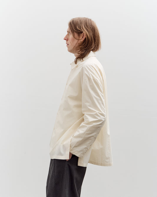 7115 by Szeki Papery 3/4 Button Down Unisex, Rice White