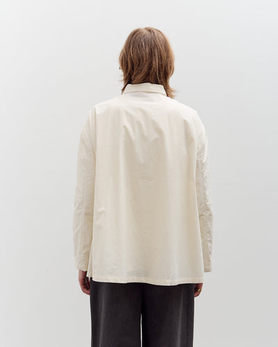 7115 by Szeki Papery 3/4 Button Down Unisex, Rice White