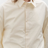 7115 by Szeki Papery 3/4 Button Down Unisex, Rice White