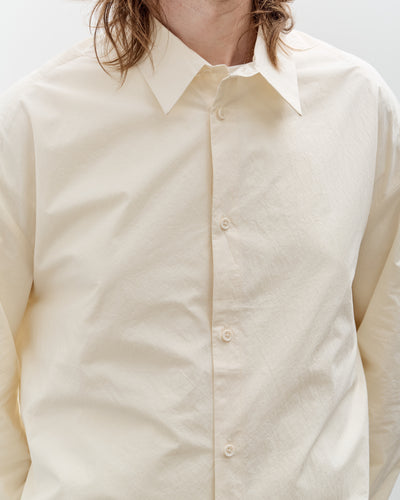 7115 by Szeki Papery 3/4 Button Down Unisex, Rice White