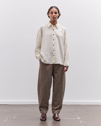 7115 by Szeki Signature Brushed Twill Elastic Pull-Up Trouser, Umber