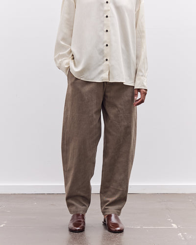 7115 by Szeki Signature Brushed Twill Elastic Pull-Up Trouser, Umber
