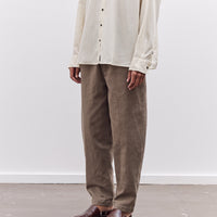 7115 by Szeki Signature Brushed Twill Elastic Pull-Up Trouser, Umber