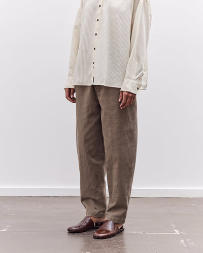 7115 by Szeki Signature Brushed Twill Elastic Pull-Up Trouser, Umber