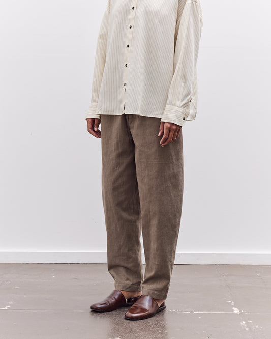 7115 by Szeki Signature Brushed Twill Elastic Pull-Up Trouser, Umber