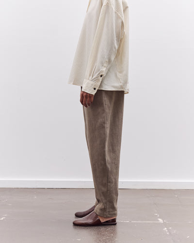 7115 by Szeki Signature Brushed Twill Elastic Pull-Up Trouser, Umber