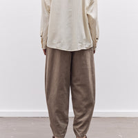 7115 by Szeki Signature Brushed Twill Elastic Pull-Up Trouser, Umber