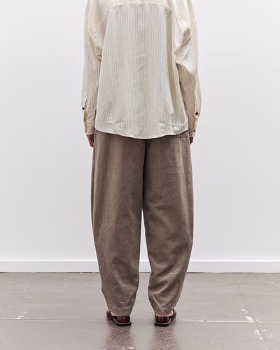 7115 by Szeki Signature Brushed Twill Elastic Pull-Up Trouser, Umber