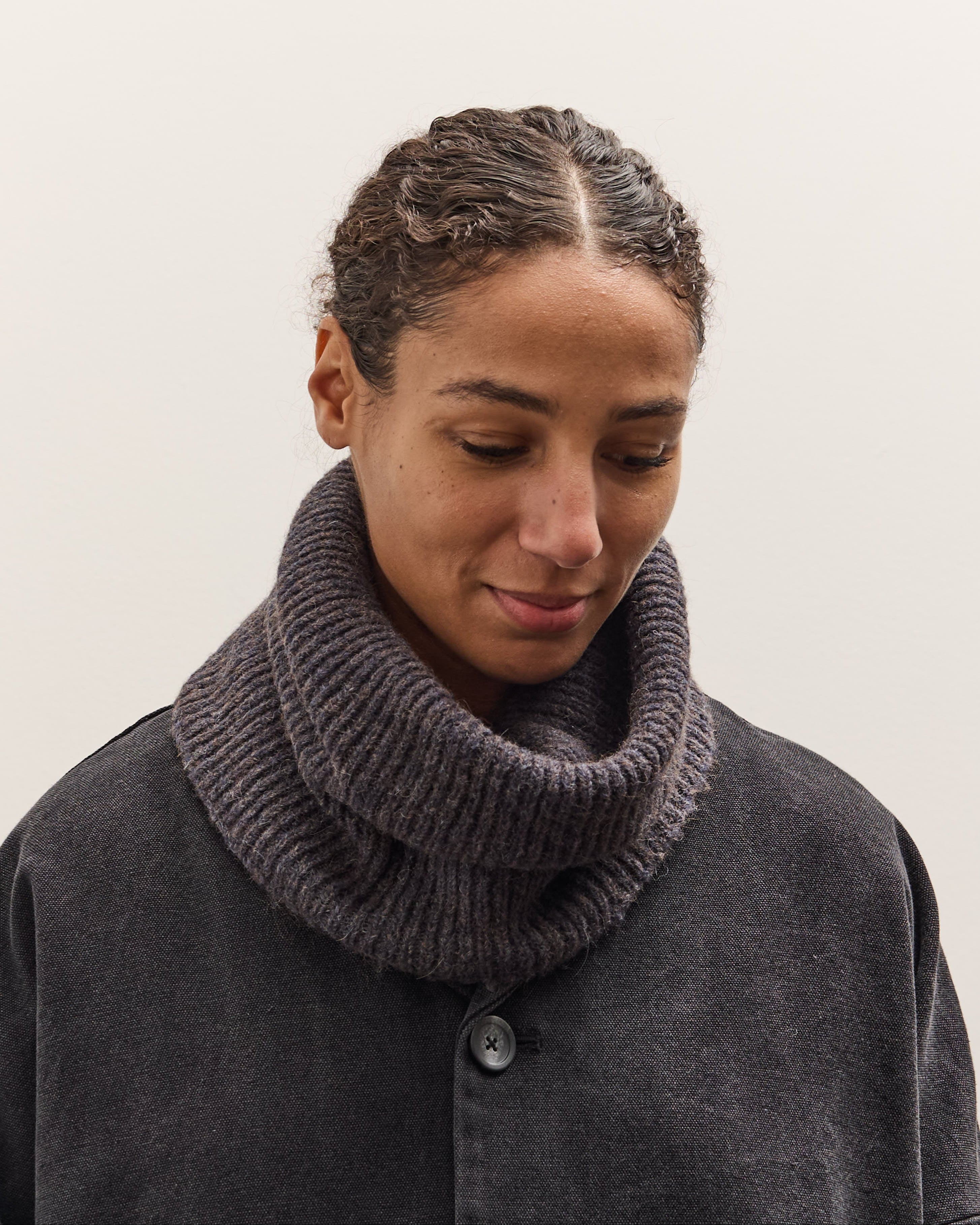 7115 by Szeki Ring Scarf, Dark Plum – Glasswing