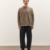 7115 by Szeki Rolled Seamed Pullover, Light Umber