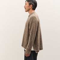 7115 by Szeki Rolled Seamed Pullover, Light Umber