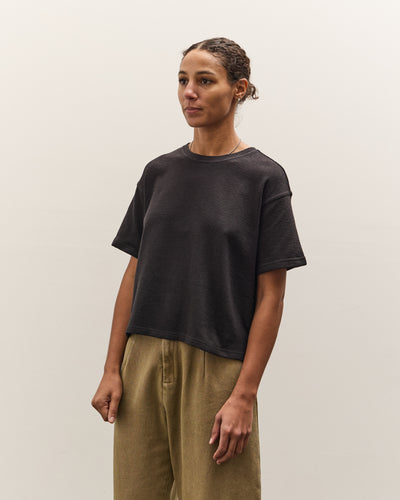 7115 Signature Cropped Tee, Black