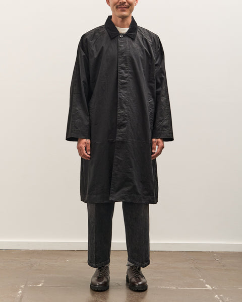 7115 by Szeki Signature Duster Coat Unisex, Black – Glasswing