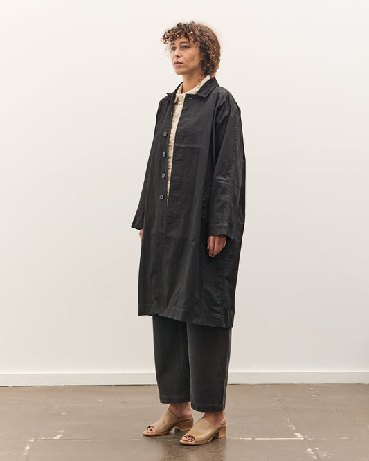 7115 by Szeki Signature Duster Coat, Black