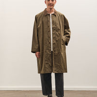 7115 by Szeki Signature Duster Coat Unisex, Olive Brown