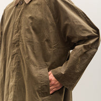 7115 by Szeki Signature Duster Coat Unisex, Olive Brown