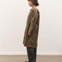 7115 by Szeki Signature Duster Coat, Olive Brown