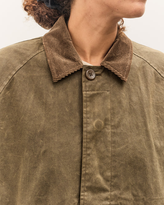 7115 by Szeki Signature Duster Coat, Olive Brown