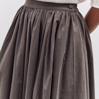 7115 by Szeki Prairie Skirt, Deep Olive