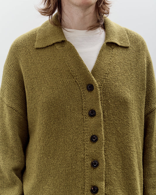 7115 by Szeki Spring Cardigan, Kelp