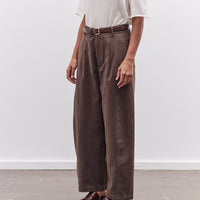 7115 by Szeki Straight Legged Trouser, Taupe Brown