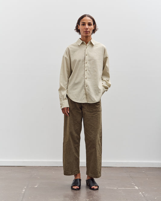 7115 by Szeki Striped Dolman Shirt, Mustard Stripes
