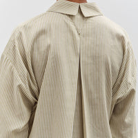 7115 by Szeki Striped Dolman Shirt, Mustard Stripes