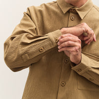 7115 by Szeki Textured Flat Hem Shirt Unisex, Kelp