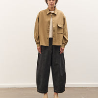 7115 by Szeki Textured Flat Hem Shirt, Kelp