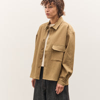 7115 by Szeki Textured Flat Hem Shirt, Kelp