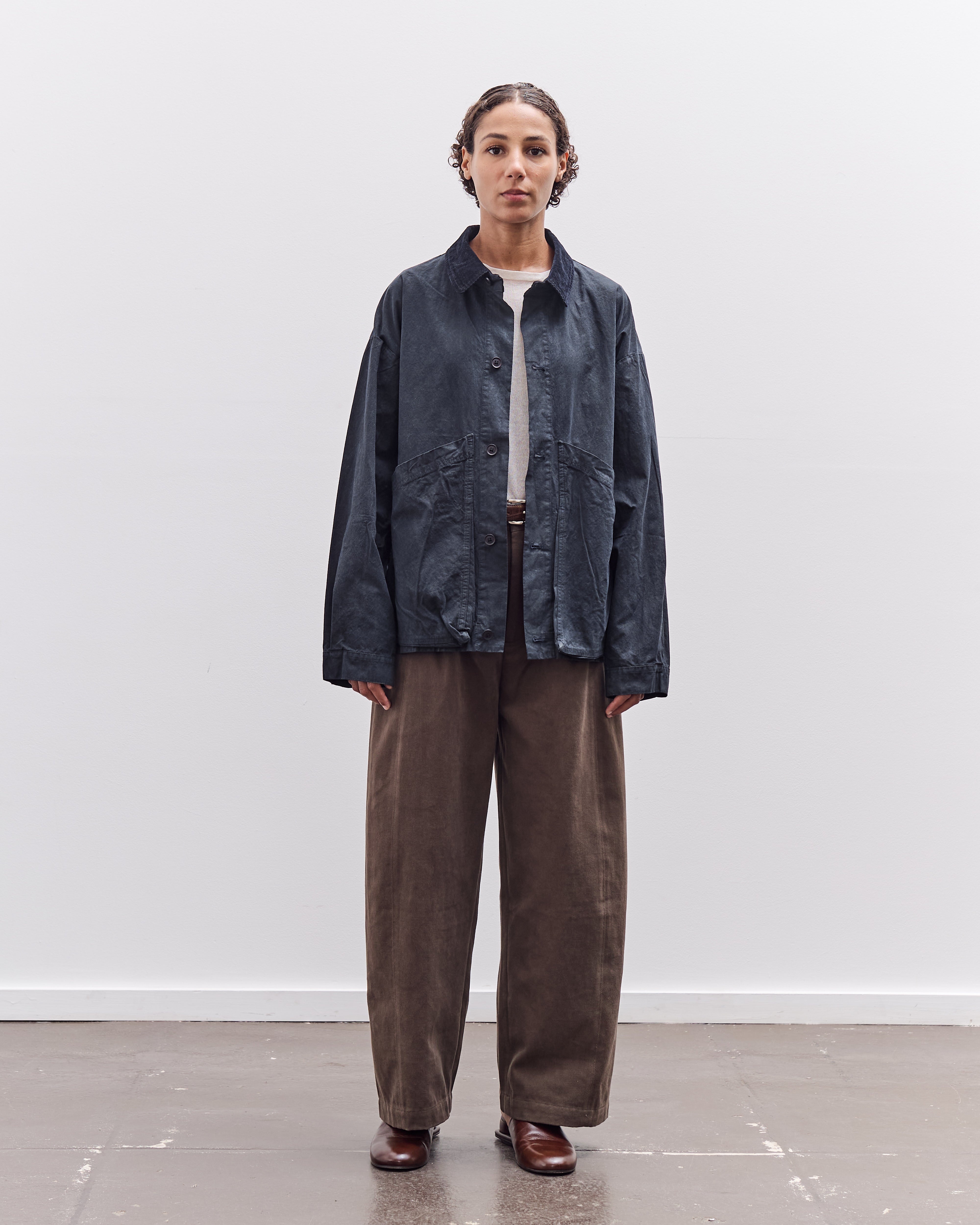 7115 by Szeki Panel Pockets Shirt Jacket, Navy Black – Glasswing