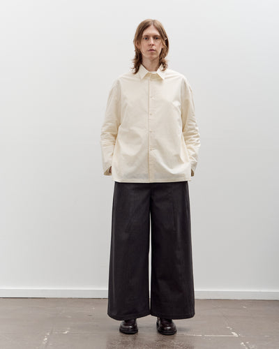 7115 by Szeki Wide-Legged Skate Trouser Unisex, Charcoal Black