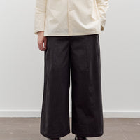 7115 by Szeki Wide-Legged Skate Trouser Unisex, Charcoal Black
