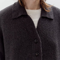 7115 by Szeki Spring Cardigan, Carbon