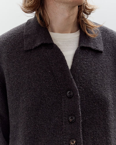 7115 by Szeki Spring Cardigan, Carbon