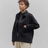 7115 Panel Pocket Shirt Jacket, Black Heavy Canvas