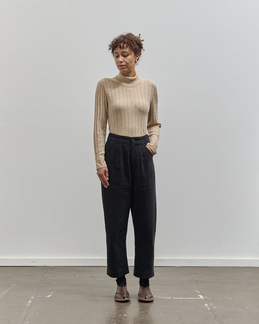 7115 Yak Ribbed Roll-Neck Sweater, Desert Sand