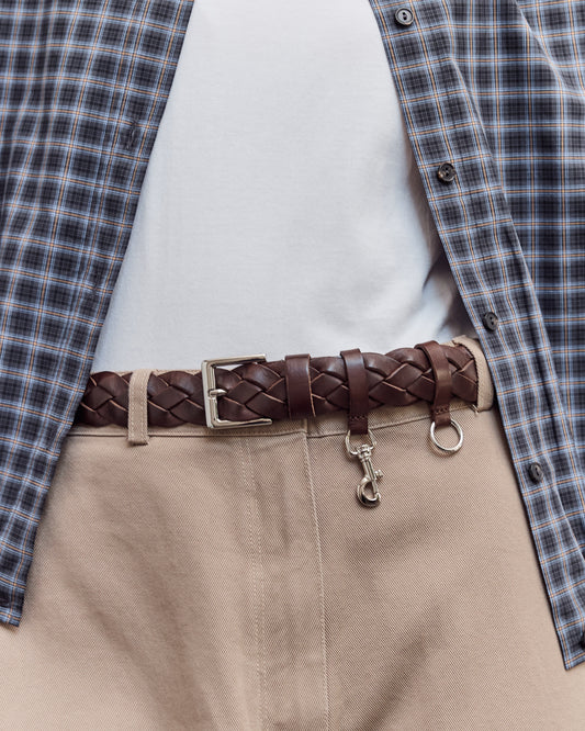 Woven Belt, Brown