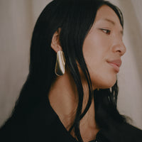 Agmes Max Earrings, Gold Vermeil