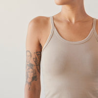 ARQ Crop Tank, Taupe