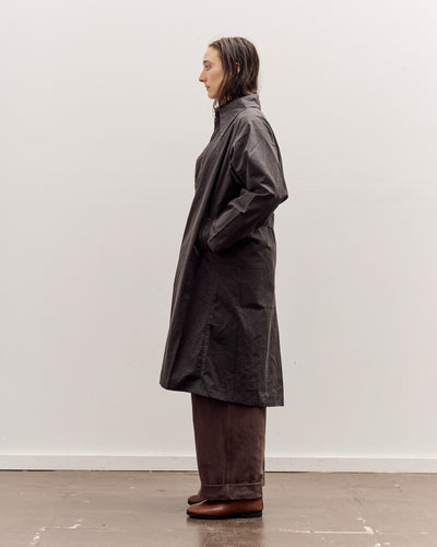 7115 by Szeki Spring Trench Overcoat - Waxed Edition, Charcoal