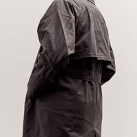 7115 by Szeki Spring Trench Overcoat - Waxed Edition, Charcoal