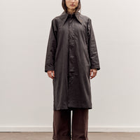 7115 by Szeki Spring Trench Overcoat - Waxed Edition, Charcoal
