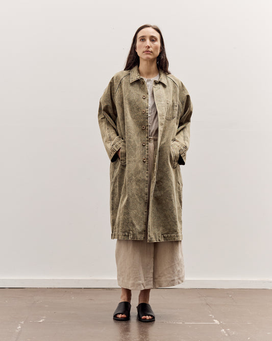 7115 by Szeki Fall Duster, Spotted Washed Olive