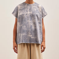 Abstract Shapes Tunic, Dusty Grey